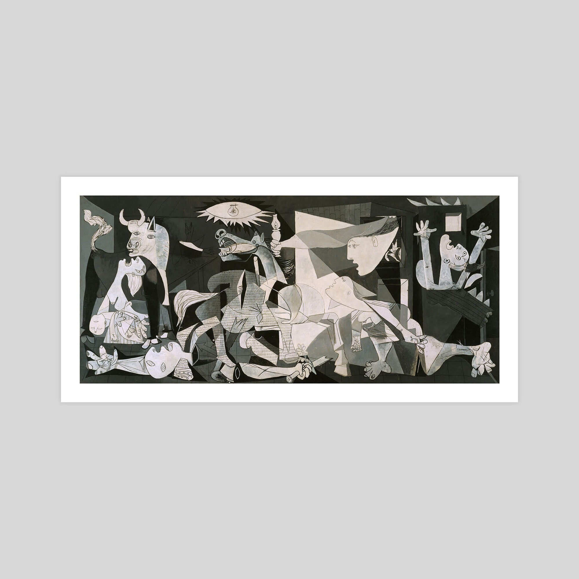 品良く着こなすため 青色の抽象的な児童画ゲルニカ （スペイン『国立ソフィア王妃 絵画