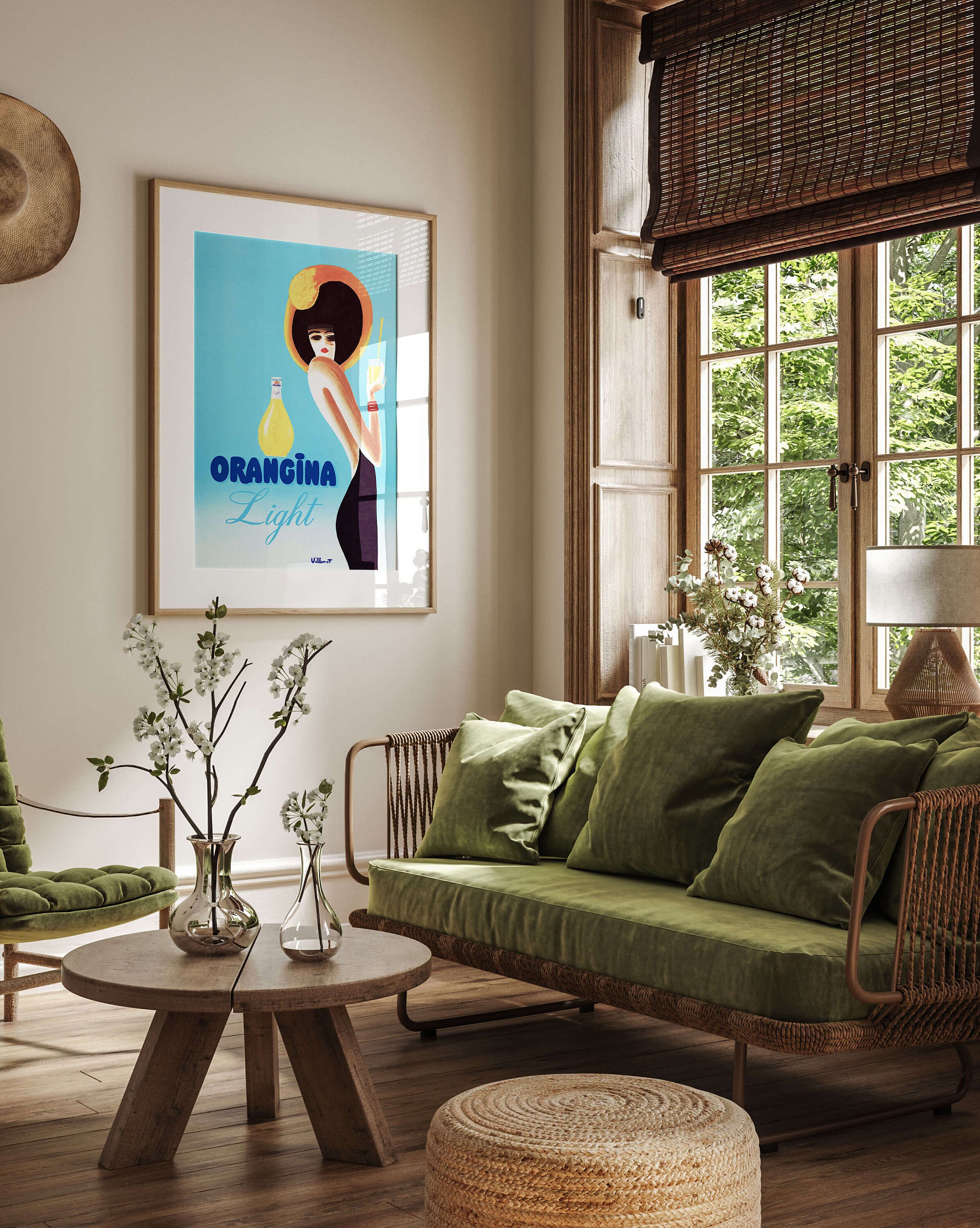 Orangina by Villemot - Authentic Vintage Posters
