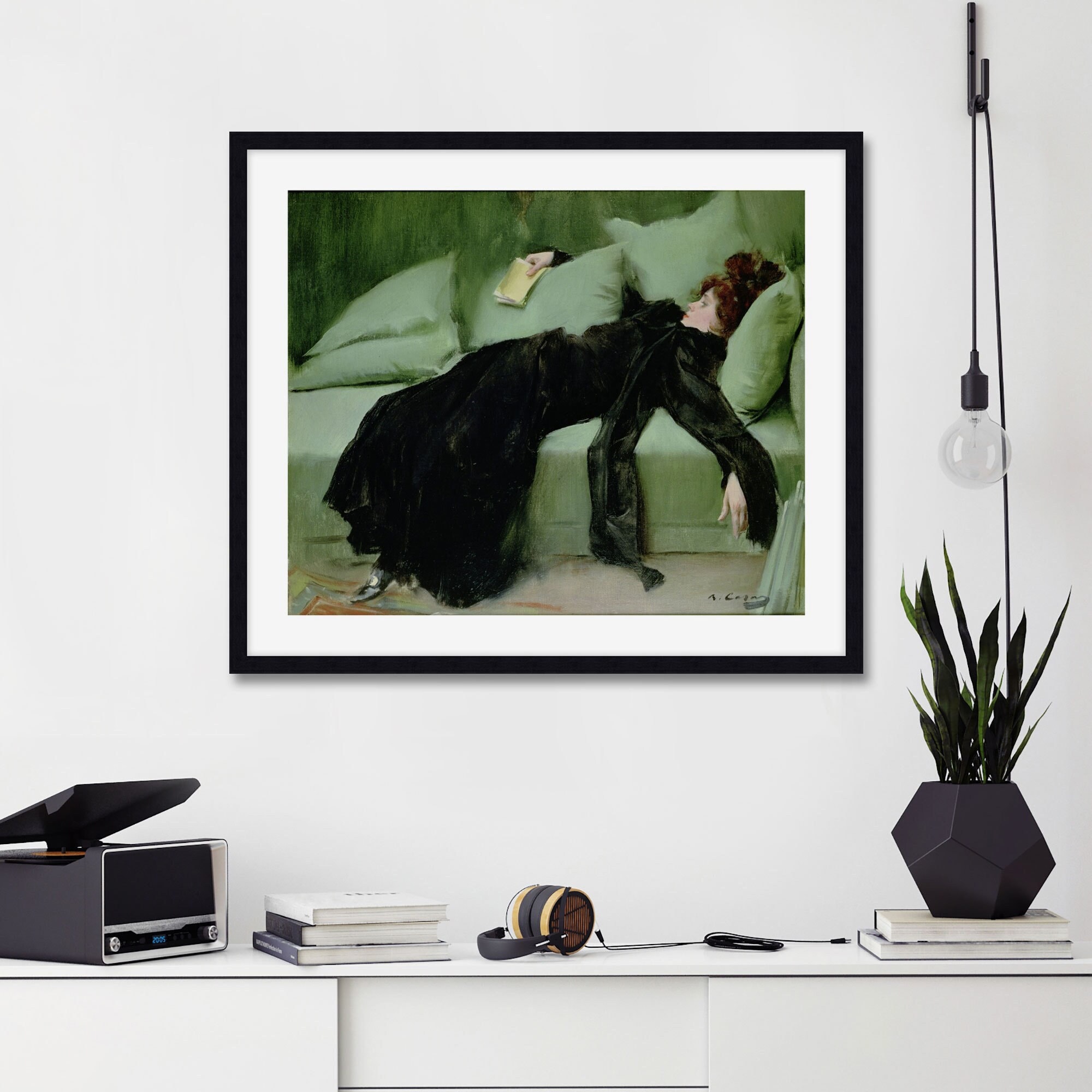 The Young Decadent, After The Ball by Ramon Casas Art Print