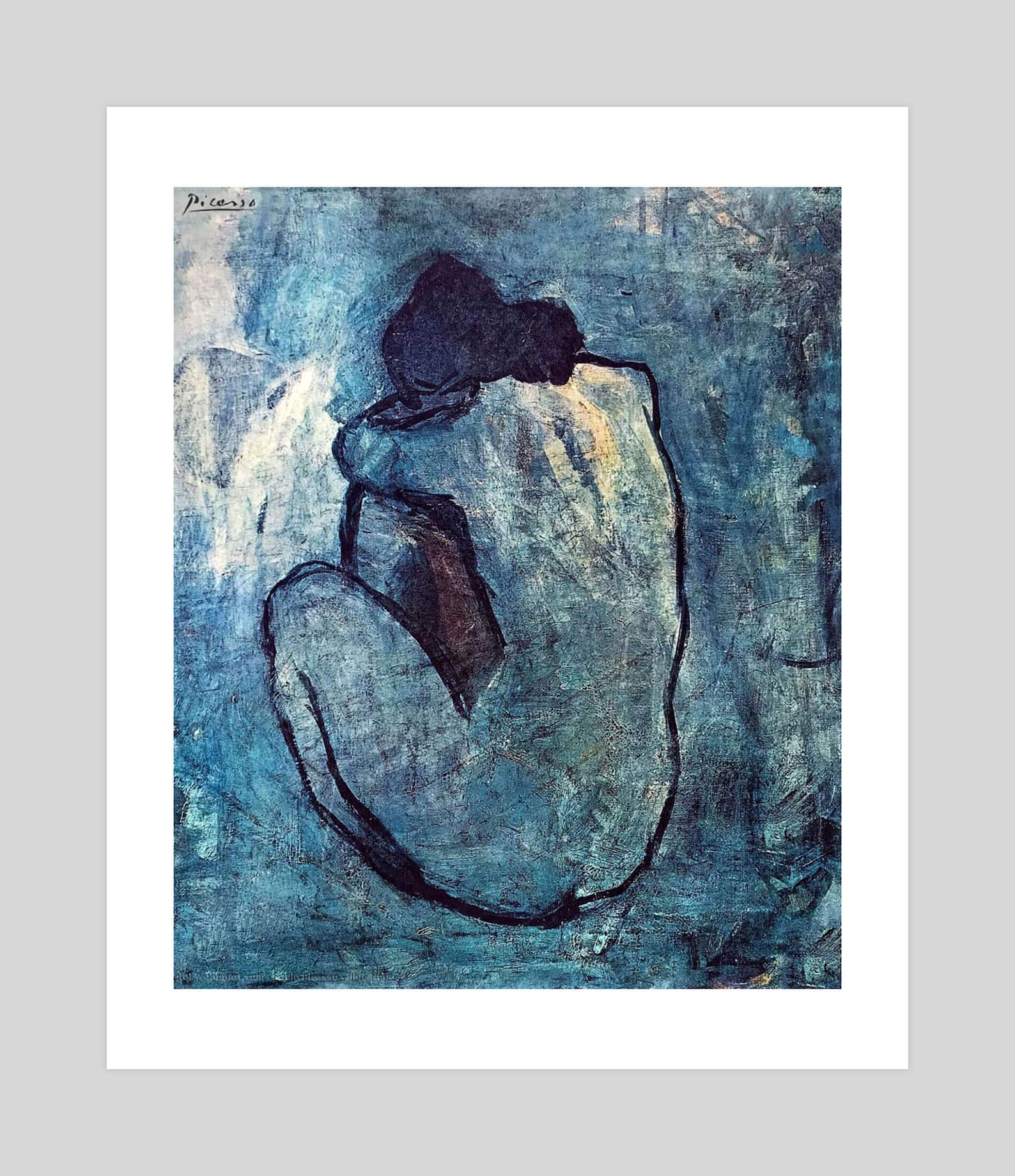 Blue Nude by Pablo Picasso Art Print - Etsy