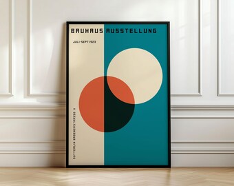 Bauhaus Exhibition 1923 Circles Art Print