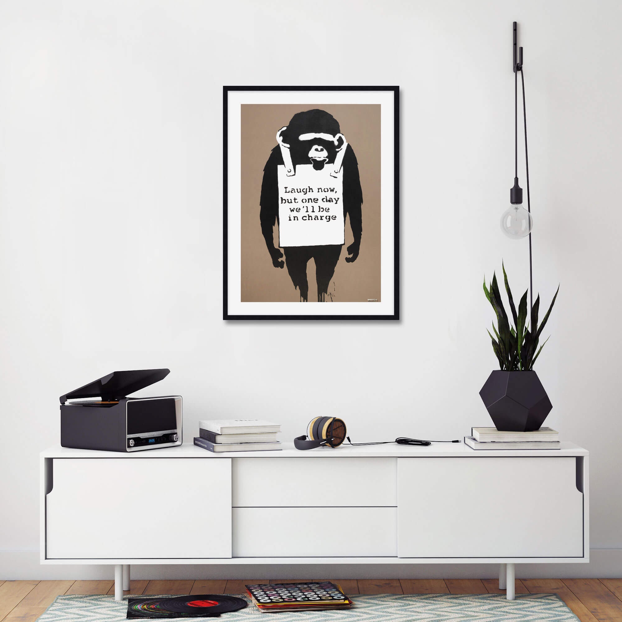 Laugh Now Monkey by Banksy Art Print - Etsy