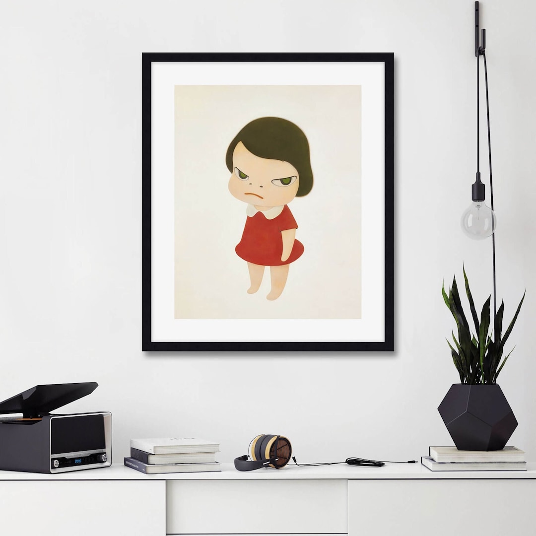 背中のナイフ by 奈良美智 アートプリント - Etsy 日本