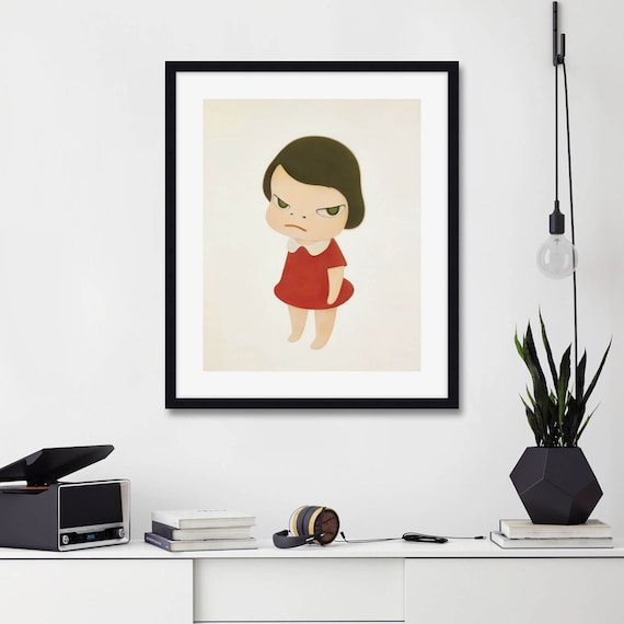 Knife Behind Back by Yoshitomo Nara Art Print - Etsy
