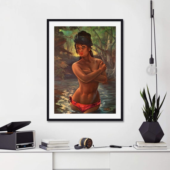 JH Lynch Nymph Home Decor Canvas Print choose your size. JH Lynch Nymph Home Decor Canvas Print choose your size.