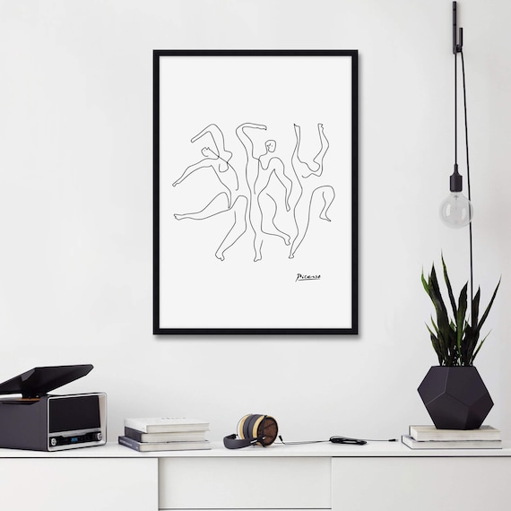 パブロ・ピカソのトロワ・ダンスーズ アートプリント - Etsy 日本