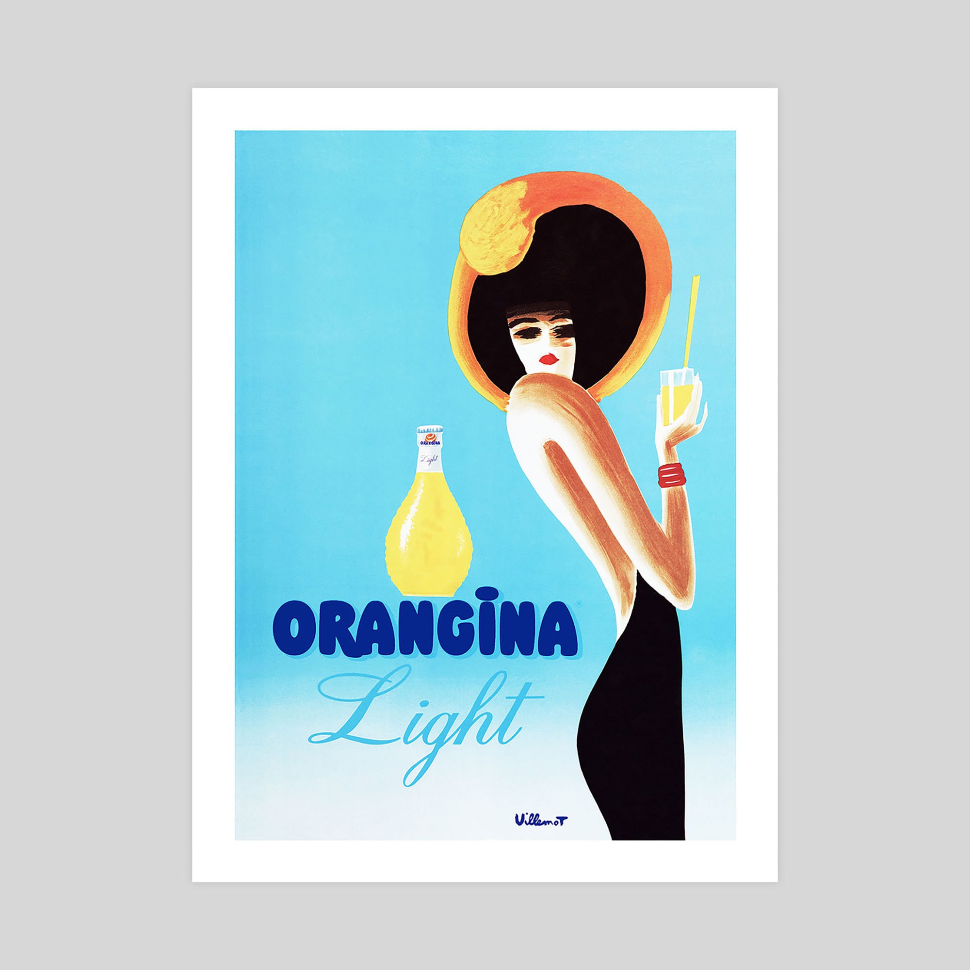 【2025A/W新作★送料無料】 Orangina Vintage Poster, Villemot Orangina Poster, Orangina コレクション
