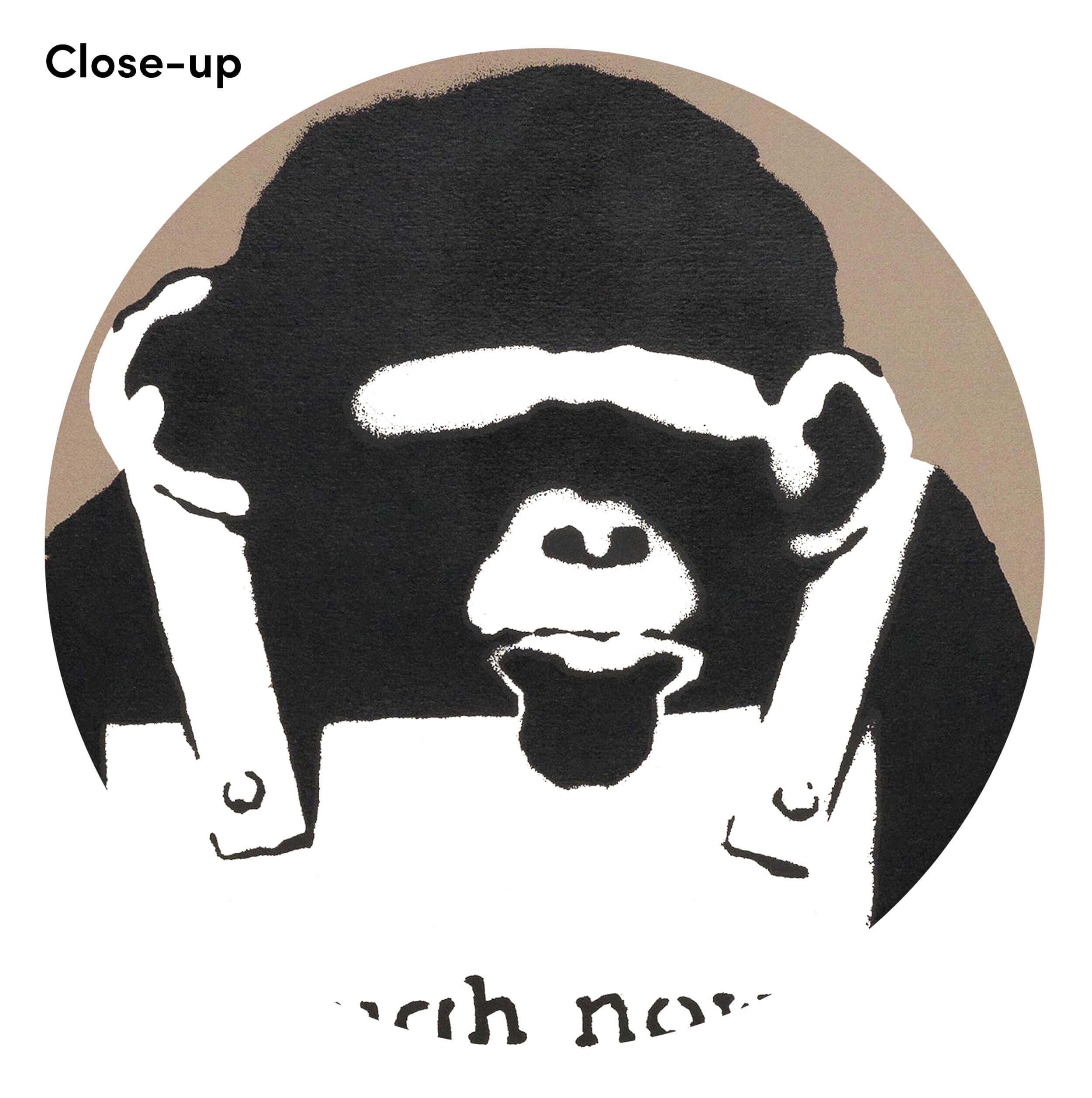 Laugh Now Monkey by Banksy Art Print - Etsy