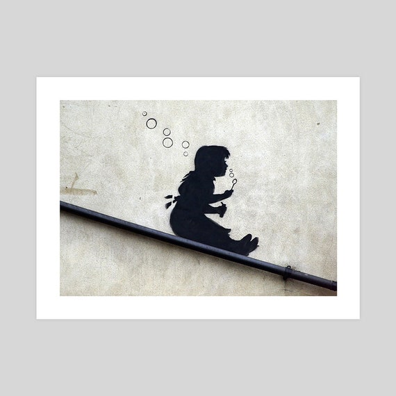 バンクシー Girl blowing Bubbles エスタンプリトグラフ バンクシー Girl blowing Bubbles エスタンプリトグラフ バンクシー