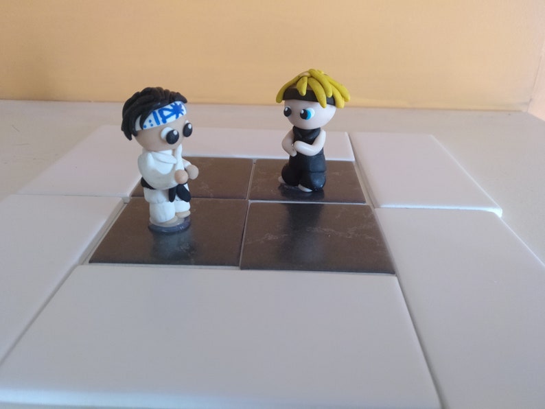 Cobra Kai figures in fimo | Etsy
