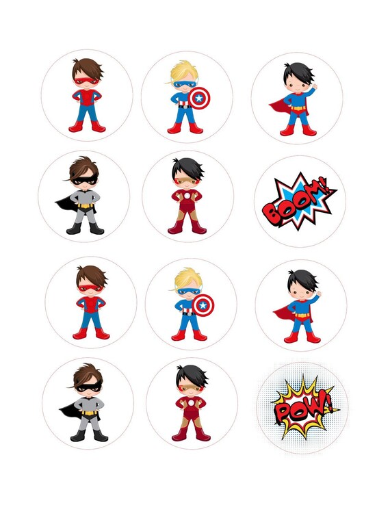Teen Titans Superhero Topper Edible Cake Decoration Printed Real Icing Sheet