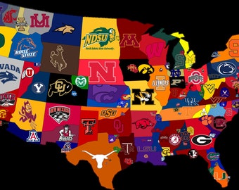 Edible Precut College Football Team logos - Tell us the College Team/Teams you want - for cakes, cupcakes or cookies