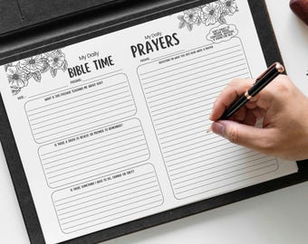 Bibelstudier för barn i tystnad, utskrivbara: Dagligt andaktsblad (PDF-nedladdning)