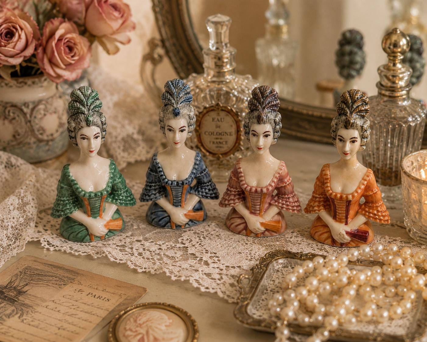 Rococo Figurines - Etsy