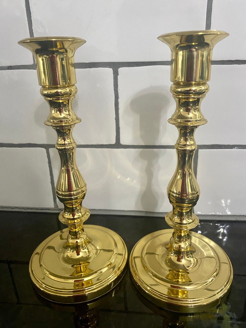 Variety of BRASS Vintage CANDLE Holders in BALDWIN Etsy