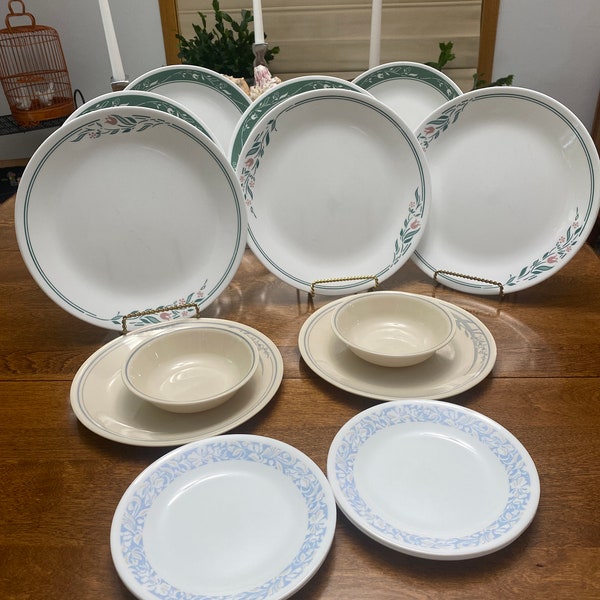 CORELLE REPLACEMENT DISHES, Dinner Plates, Lunch/ Hors d'oeuvres Plates, Dessert Plates, Berry/Fruit Bowls