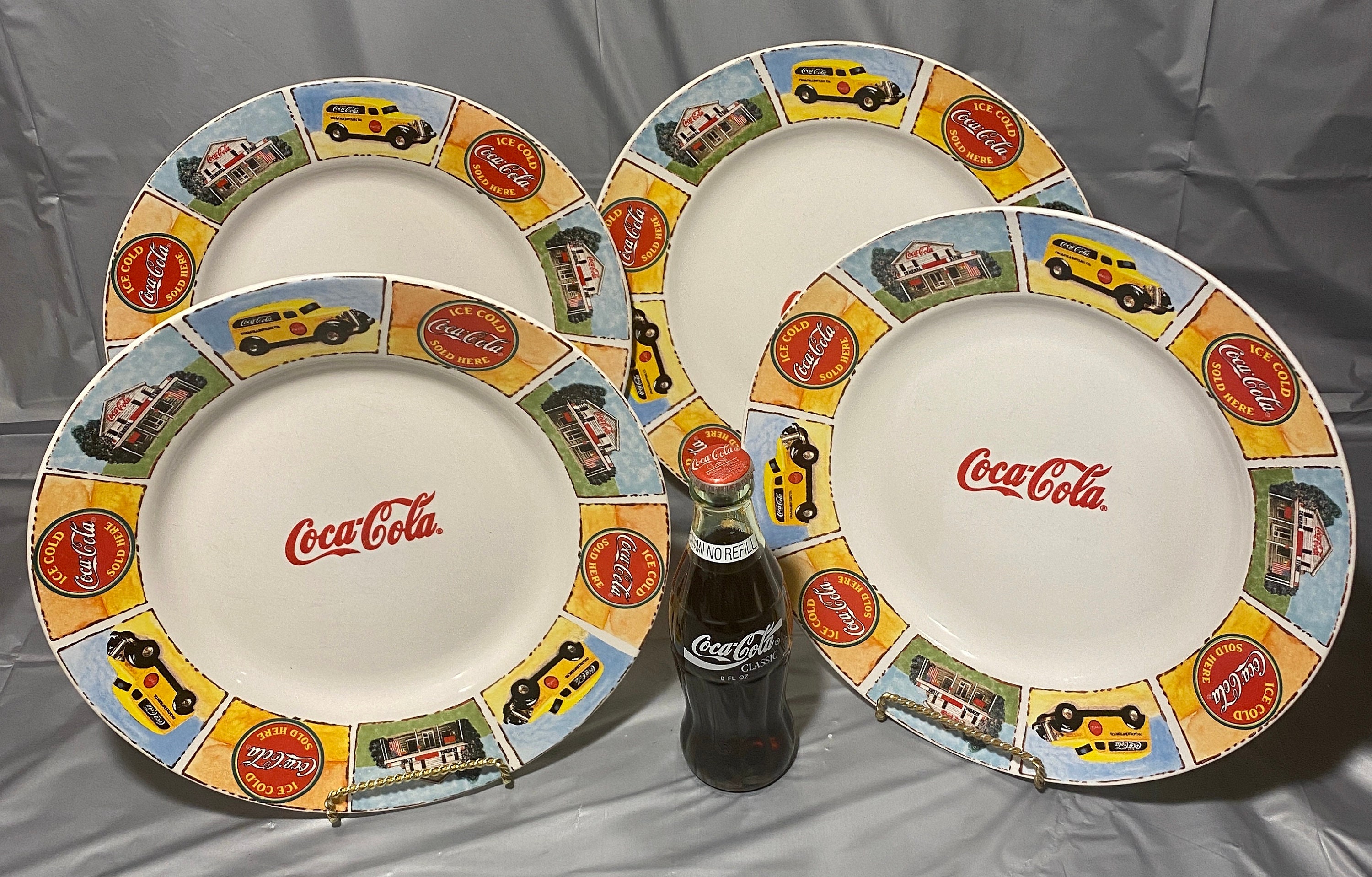 coca cola dish set
