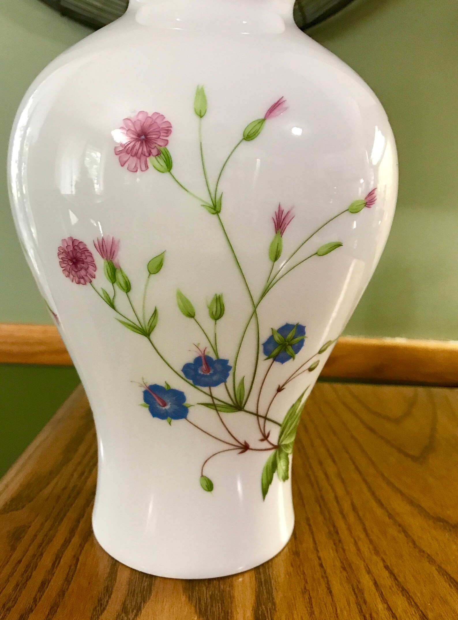 Beautiful HAVILAND LIMOGES Floral VASE Danbury Mint France Etsy