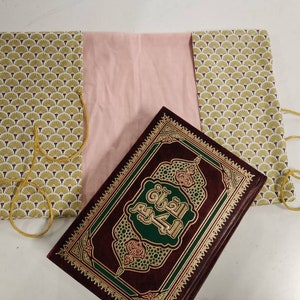 Couvre Coran, cover Quran, protège coran personnalisé, cadeau aid, ramadan, haj, personnalised gift,couvre Livre image 6