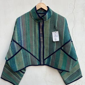 Etsy Pick Vintage Kantha Jacket, Hand Embroidered Patchwork Coat