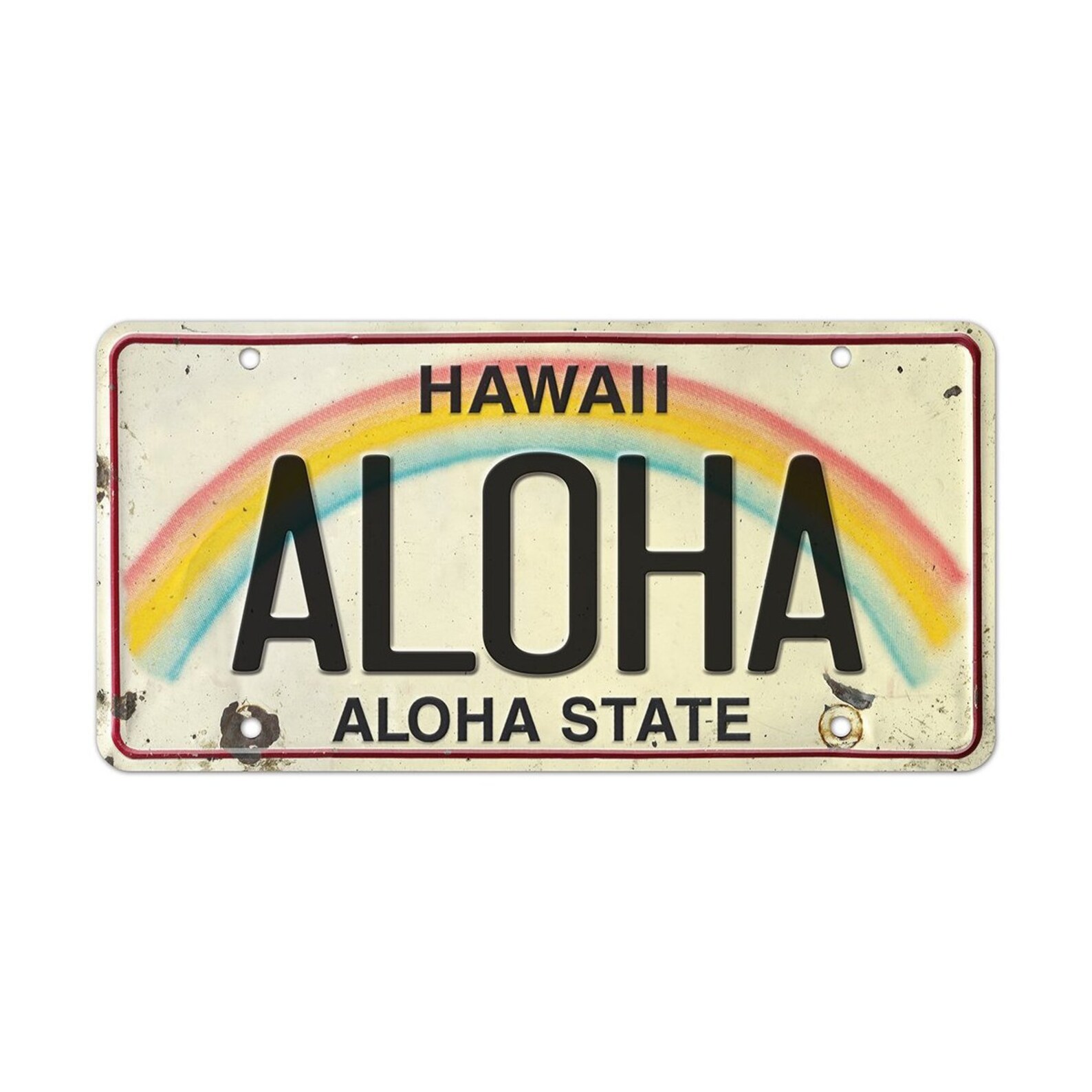 6in x 12in Vintage Hawaiian Embossed License Plate Aloha | Etsy 