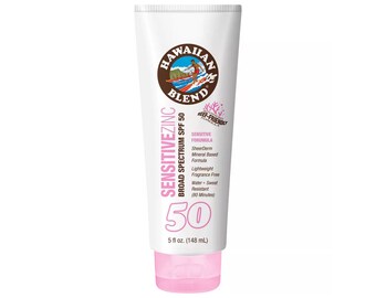 Hawaiian Blend Sensitive Skin Zinc Mineral Based Sunscreen SPF 50 Big 5 fl oz