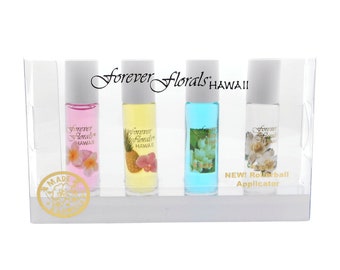 Forever Florals Hawaii Assorted 4 Pack Cologne Set from Maui, Hawaii