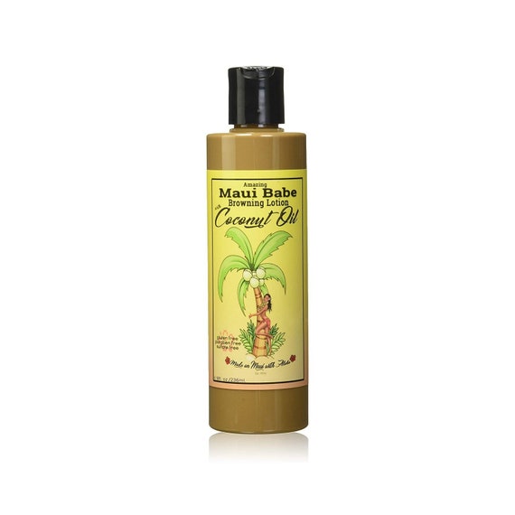 Maui Babe Browning Lotion Tanning Lotion With Coconut Oil 8 Fl Etsy