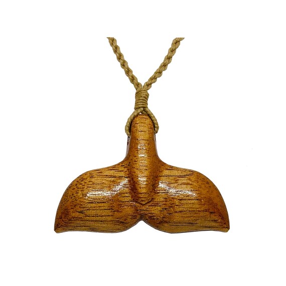 Wooden whale tail best sale necklace