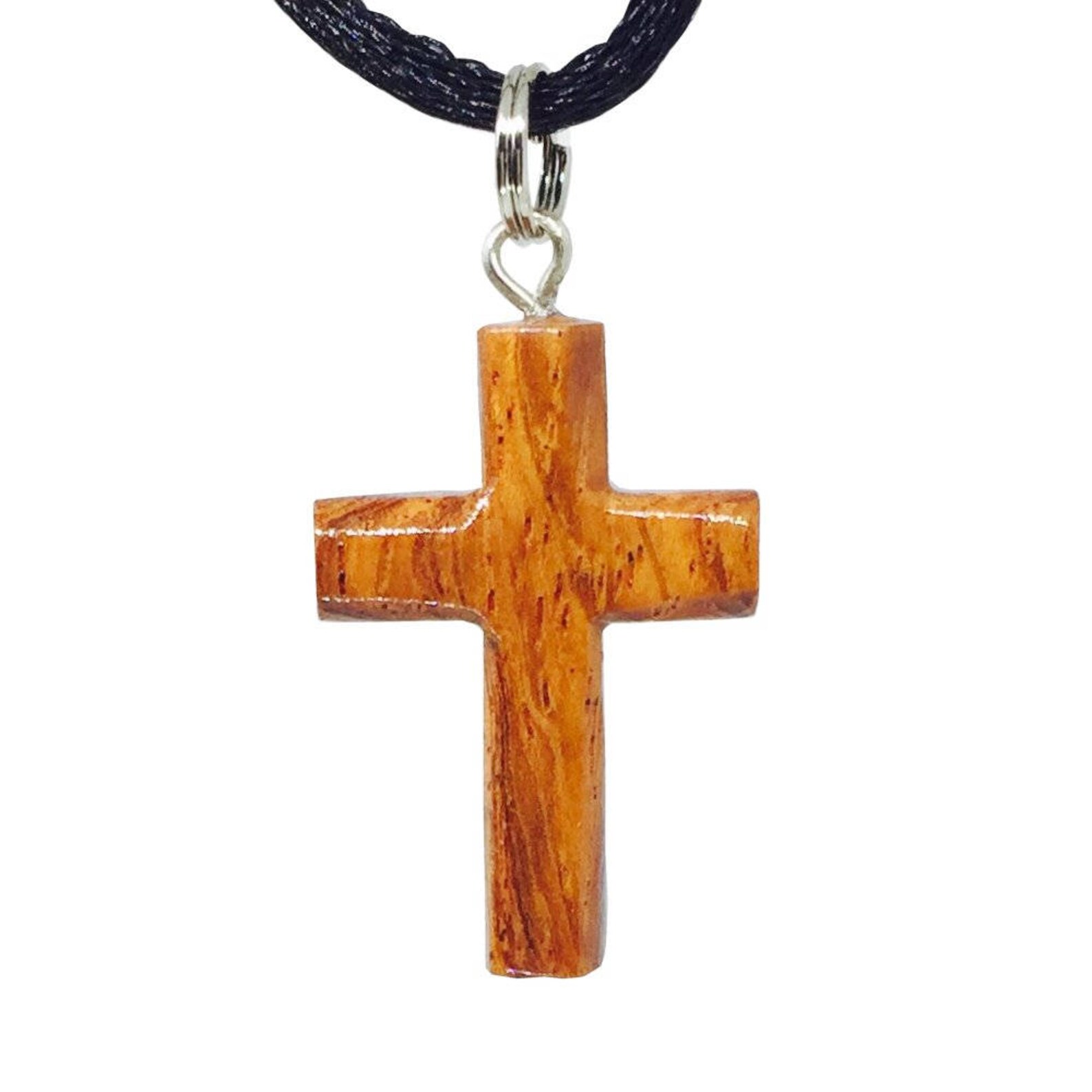 Hawaiian Jewelry Handmade Small Koa Wood Cross Pendant Etsy