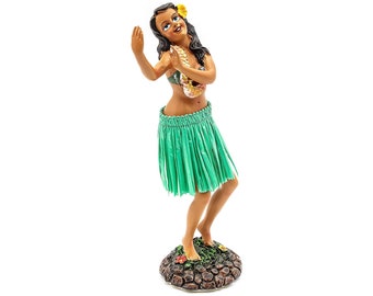 Hawaiian Leilani Hula Girl Dance Pose Dashboard Doll from Maui, Hawaii