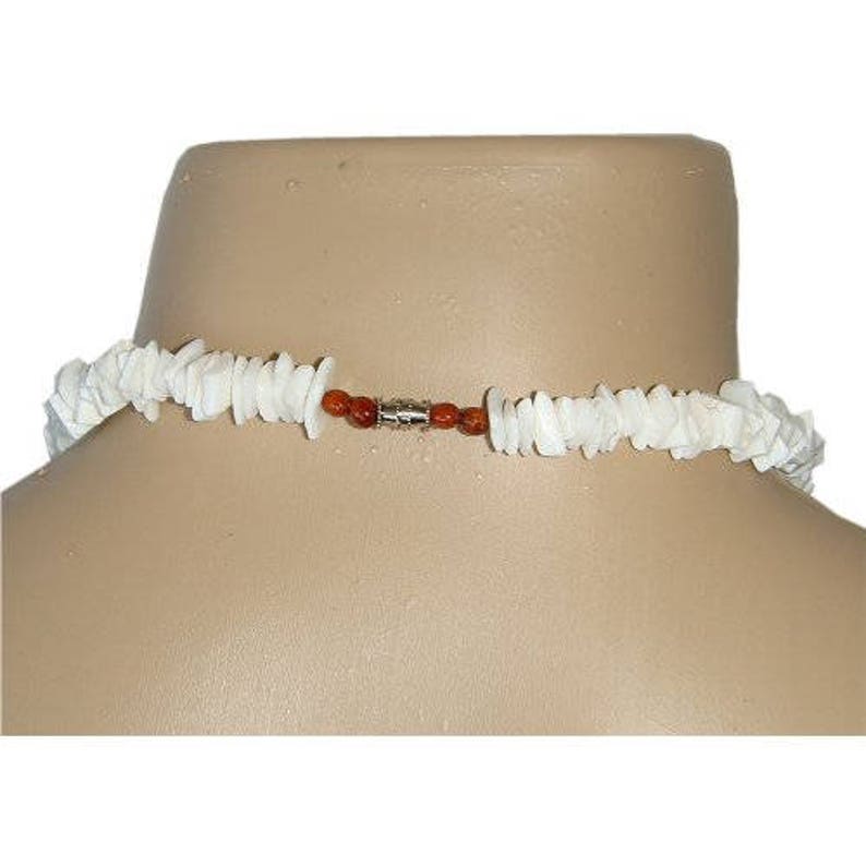 Hawaiian Jewelry Handmade 16 White Chip Shell Choker Etsy