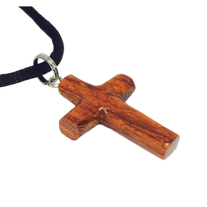 Hawaiian Jewelry Handmade Small Koa Wood Cross Pendant Etsy