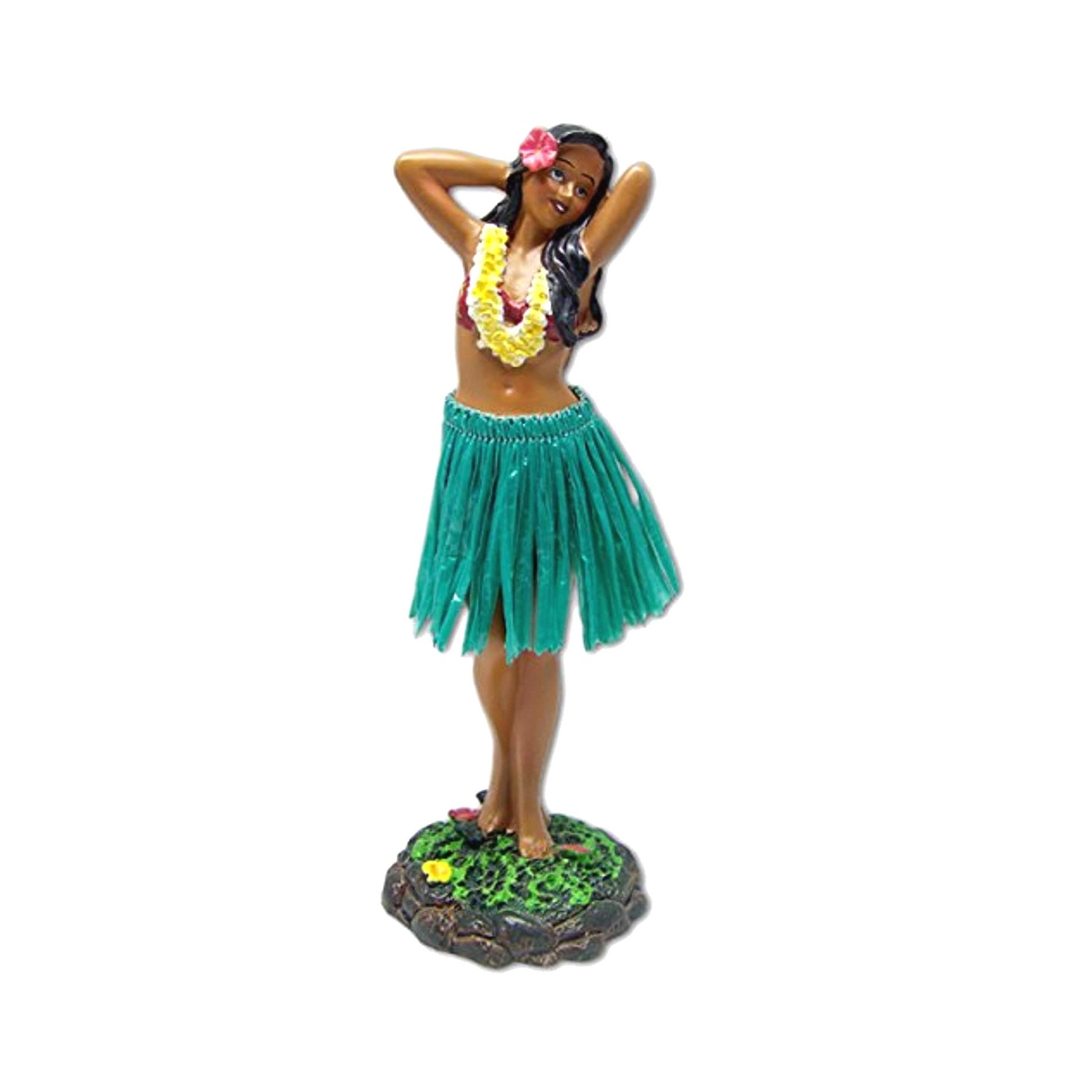 Hawaiian Leilani Posing Hula Girl Dancing Dashboard Doll from Hawaii -  .de