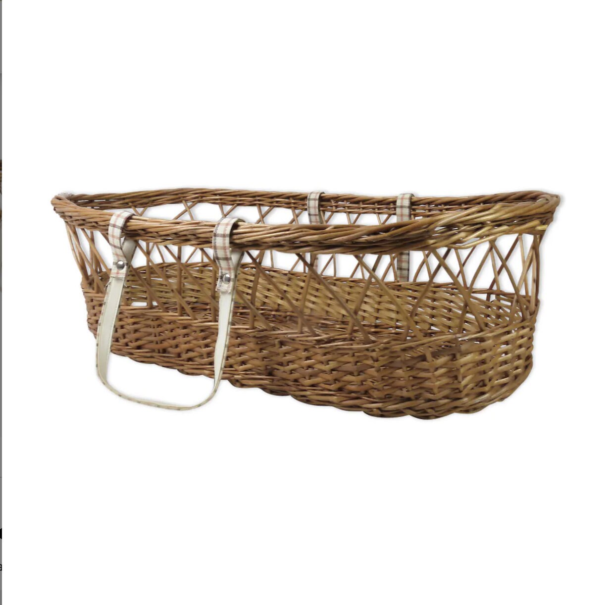 old wicker bassinet