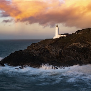 Trevose Head Leuchtturm Fotodruck