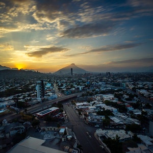 Monterrey Sunset Photographic Print