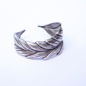 Ring silber Engelsfeder Spiralring 画像 1