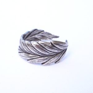 Ring silber Engelsfeder Spiralring 画像 3