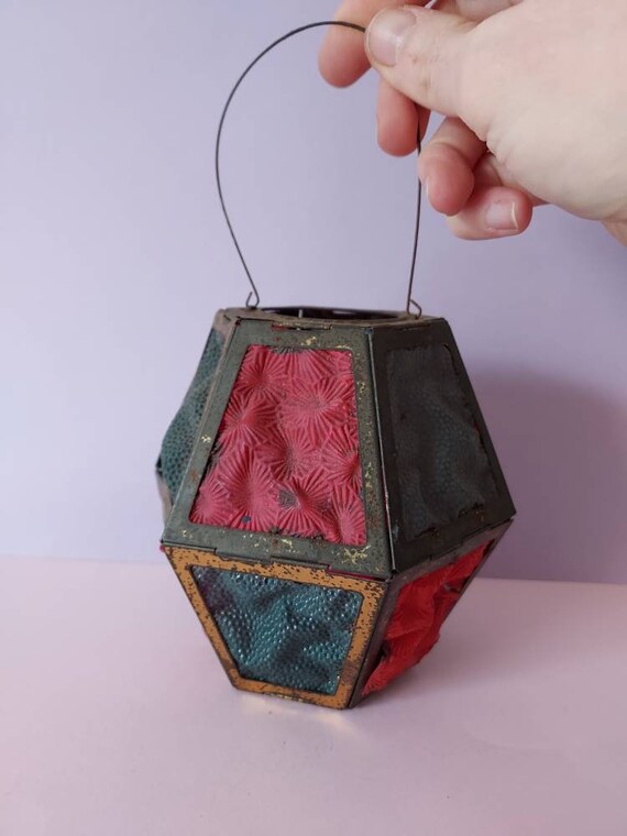 Antique German Folding Lantern Candles & Holders Home & Living