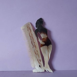 Mexican Folk Art Carved Comb