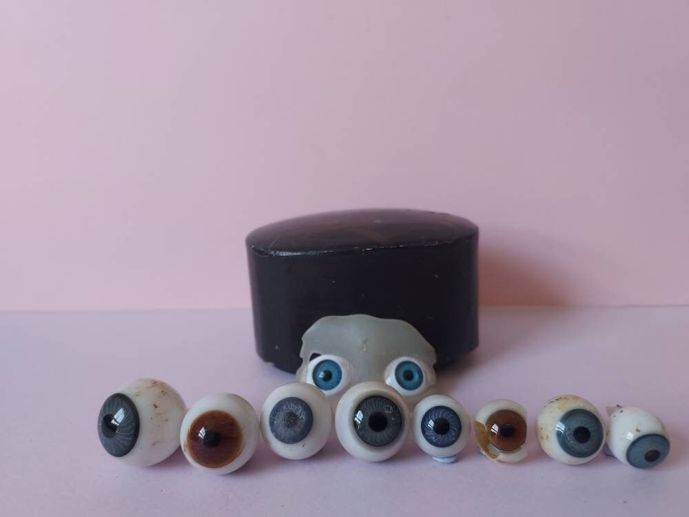 Antique Blown Glass Dolls' Eyes Etsy