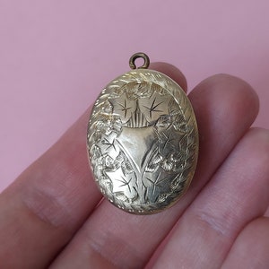 Gold gesichert Medaillon mit Haare