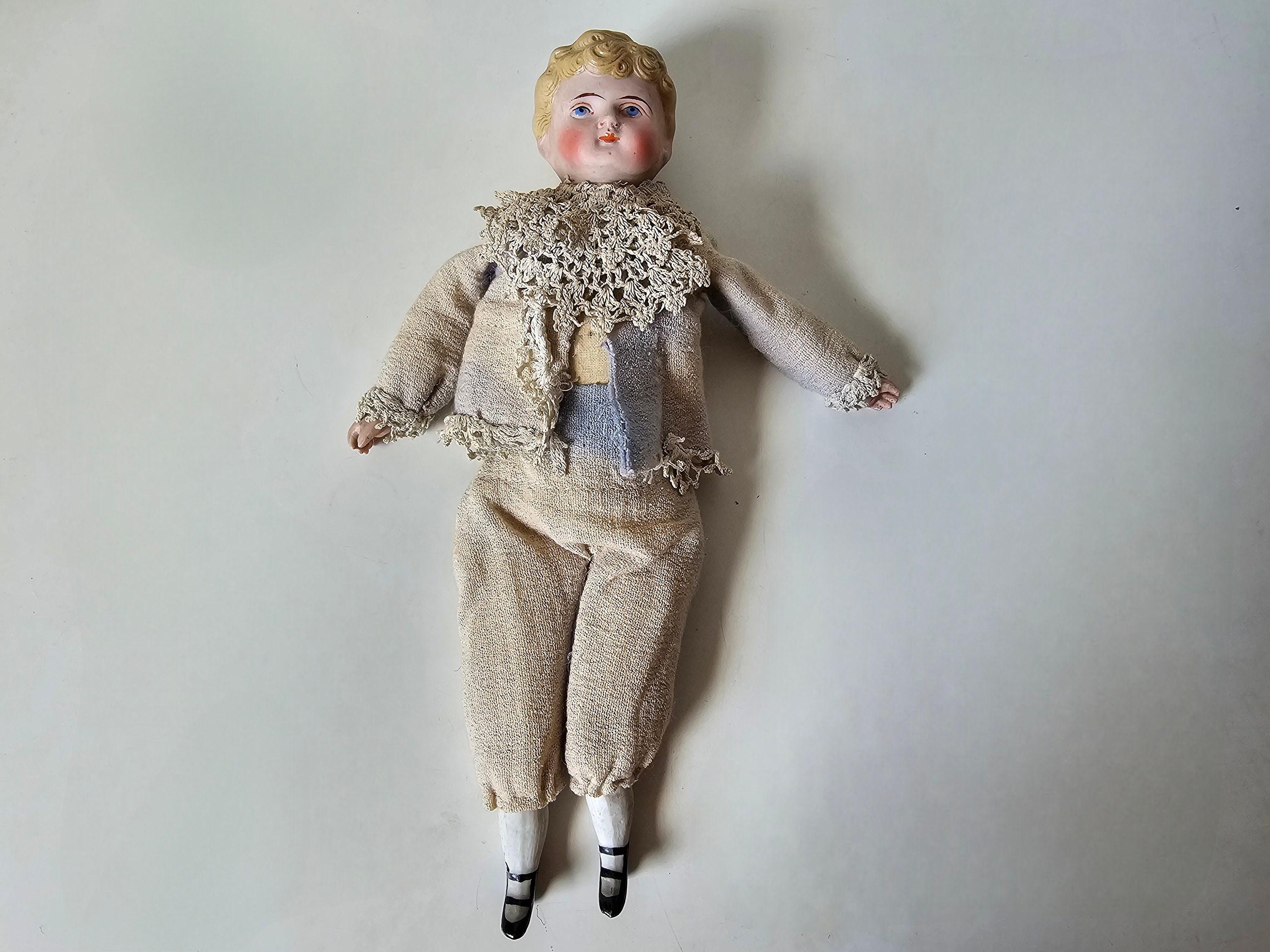 アンティーク　ドール　人形　ビスクドール　クロスボディ　ショルダー ヘッド アンティーク ビスク ヘッド アンド ショルダーズ ドール - Etsy 日本