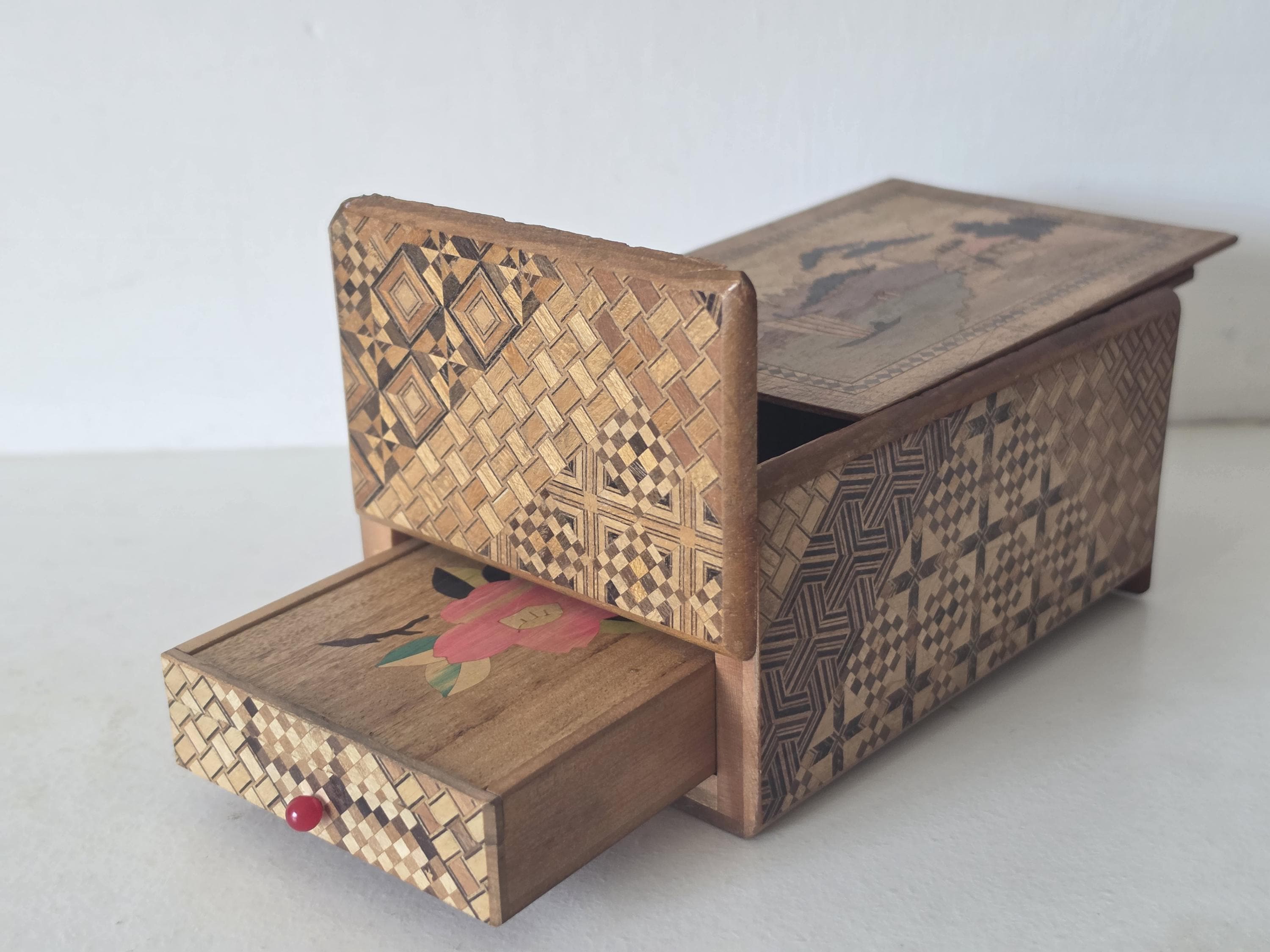 Vintage Japanese Puzzle Boxes - Etsy