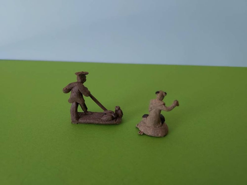 Miniature Chinese Clay Figures image 5