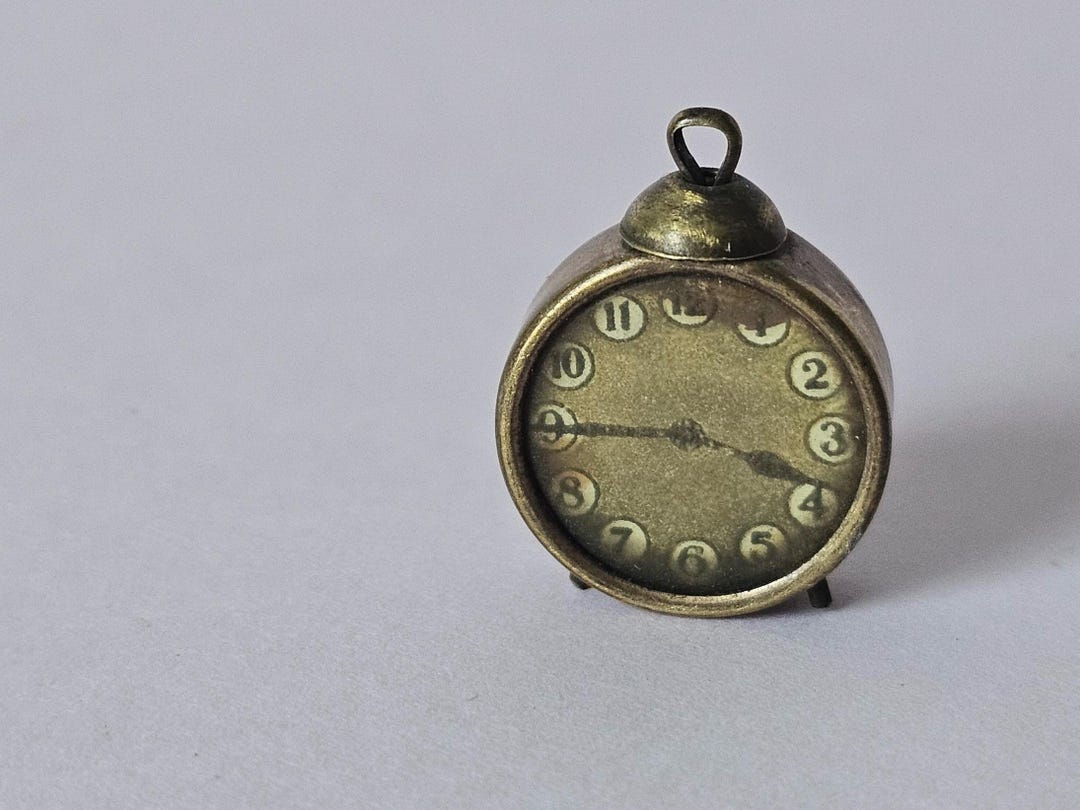 Antique Miniature Clock - Etsy