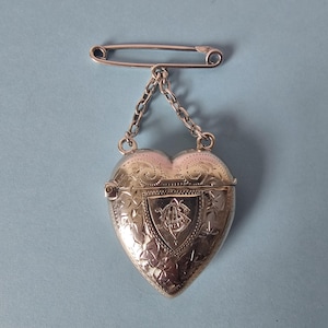 Antique Heart Shaped Vesta