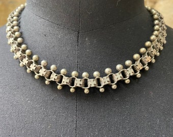 Antique Silver Collar Bookchain