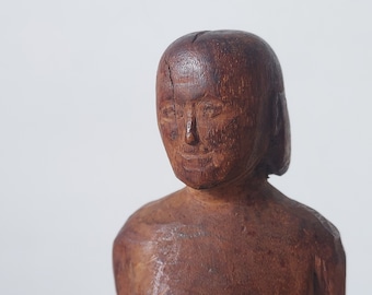 Carved Folk Art Figure